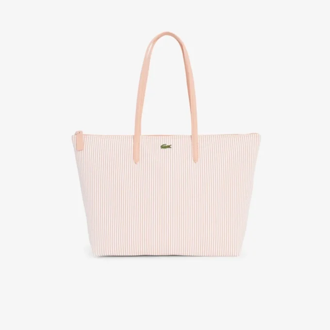 Large Striped L.12.12 Concept Tote