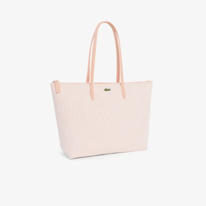 Large Striped L.12.12 Concept Tote