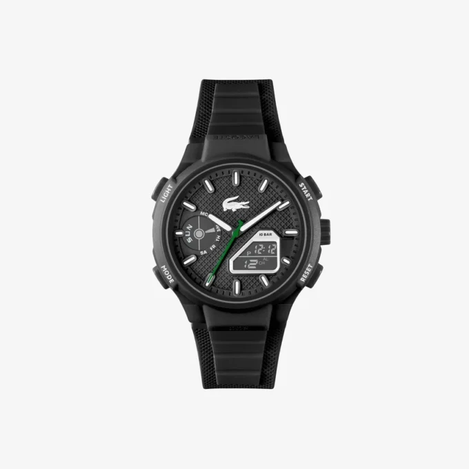 Lc33 Analog and Digital Silicone Watch