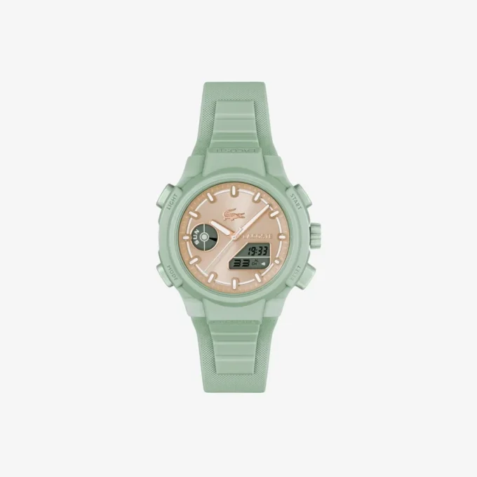 Lc33 Analog and Digital Silicone Watch