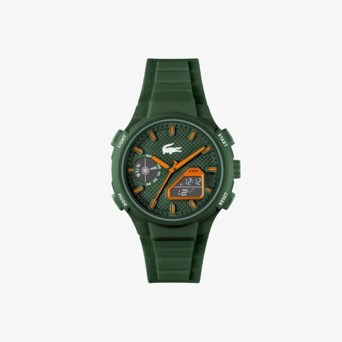 Lc33 Analog and Digital Silicone Watch