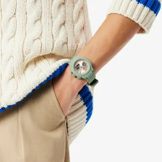 Lc33 Analog and Digital Silicone Watch