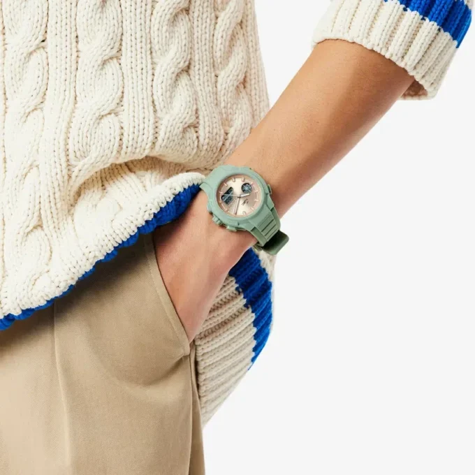 Lc33 Analog and Digital Silicone Watch