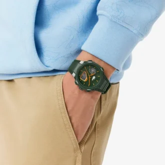 Lc33 Analog and Digital Silicone Watch