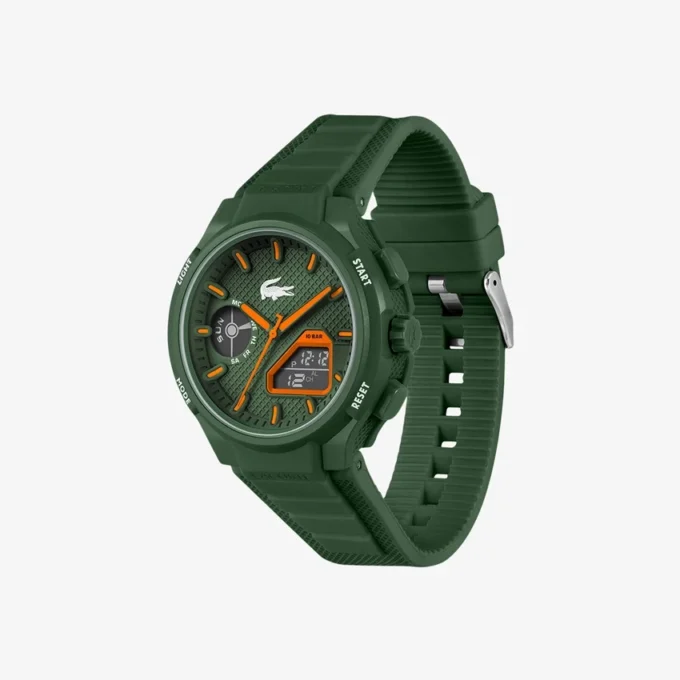 Lc33 Analog and Digital Silicone Watch