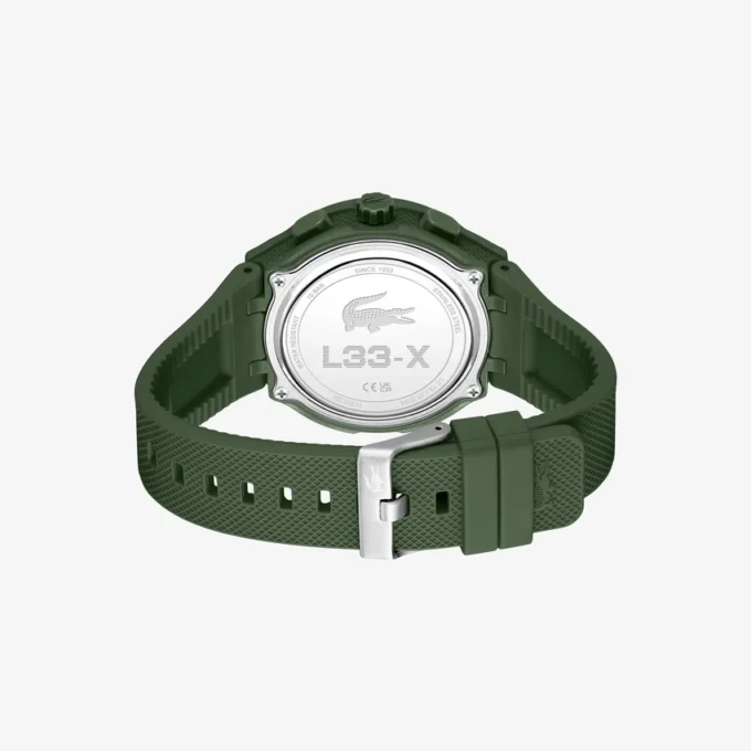 Lc33 Analog and Digital Silicone Watch