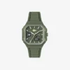 Lc33 Analog and Digital Square Silicone Watch