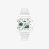 Lc33 Analog and Digital Square Silicone Watch