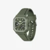 Lc33 Analog and Digital Square Silicone Watch