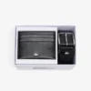 Leather Belt & Card Holder Gift Set