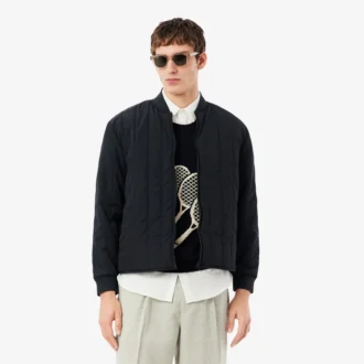 Lightweight Water-Repellent Quilted Puffed Jacket