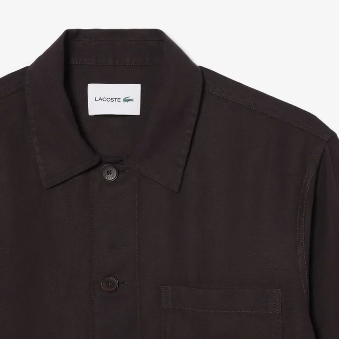 Linen Blend Overshirt
