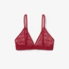 Logo Lace Triangle Bralette