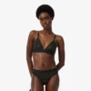 Logo Lace Triangle Bralette
