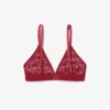 Logo Lace Triangle Bralette