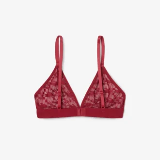 Logo Lace Triangle Bralette