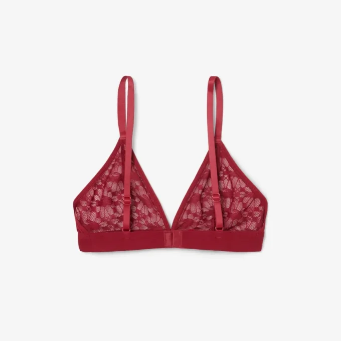 Logo Lace Triangle Bralette