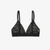 Logo Lace Triangle Bralette