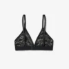 Logo Lace Triangle Bralette