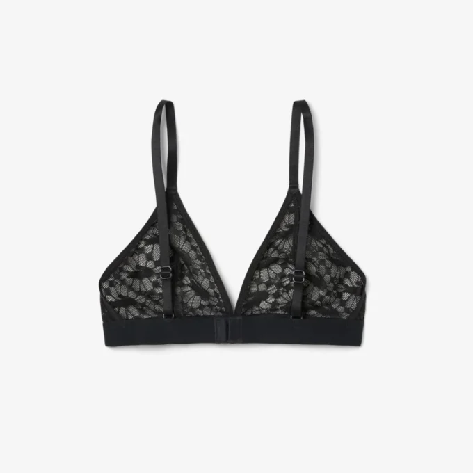 Logo Lace Triangle Bralette