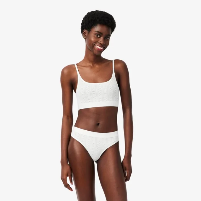 Logo Pointelle Bralette
