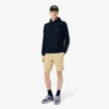 Logo Stripe Zipped Hoodie