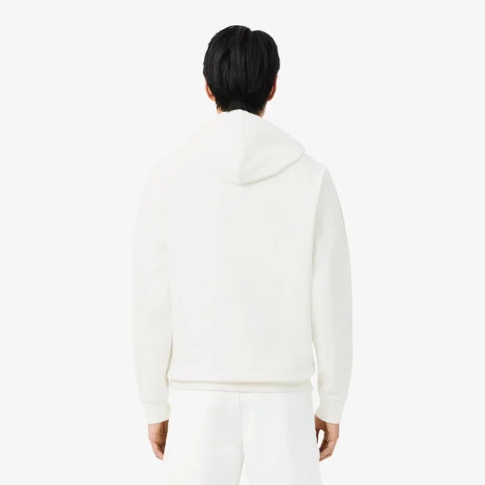 Logo Stripe Zipped Hoodie