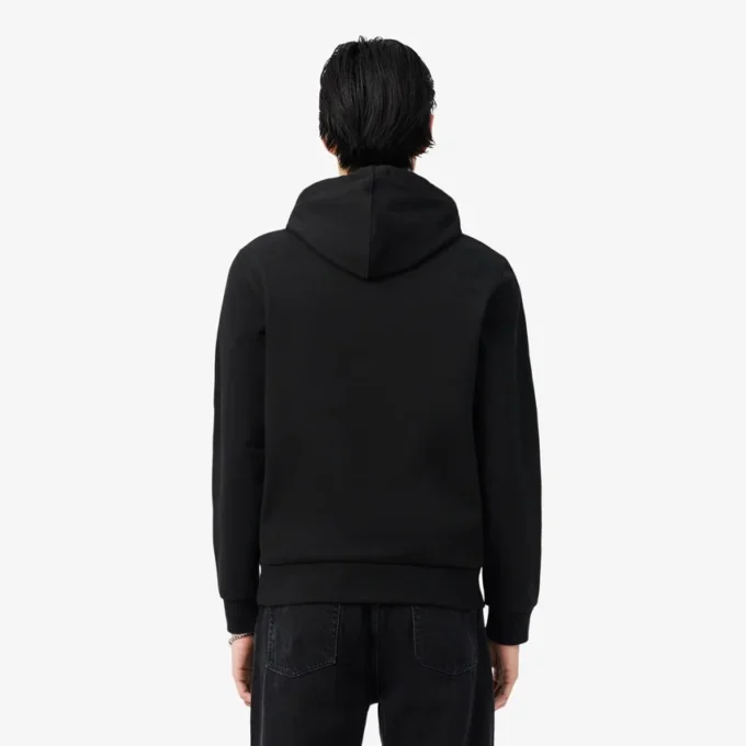 Logo Stripe Zipped Hoodie