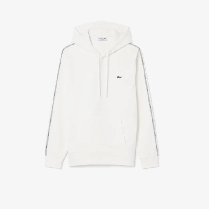 Logo Stripe Zipped Hoodie