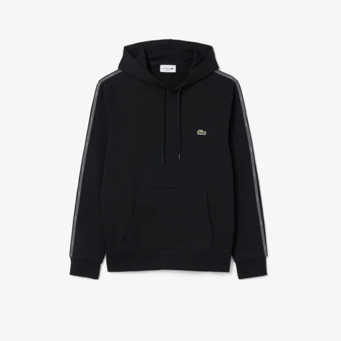 Logo Stripe Zipped Hoodie