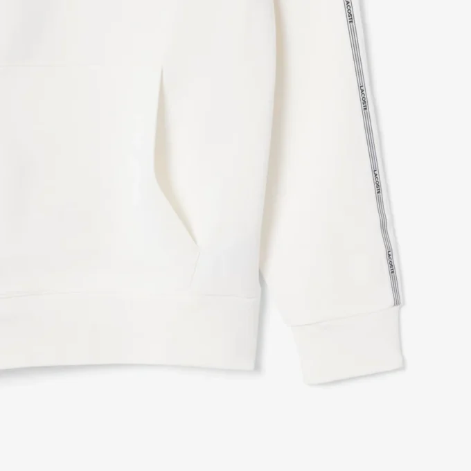 Logo Stripe Zipped Hoodie