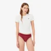 Logo Waist Lacy String Briefs