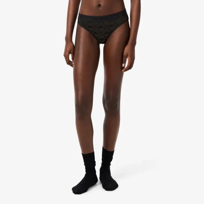 Logo Waist Mesh Briefs