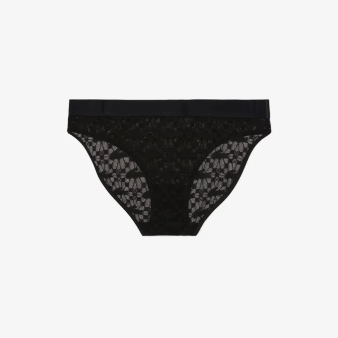 Logo Waist Mesh Briefs