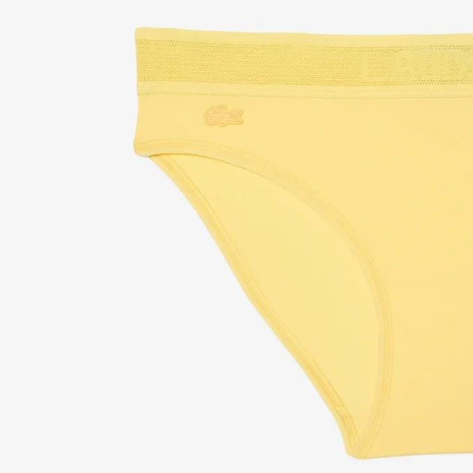 Logo Waist Mesh Briefs