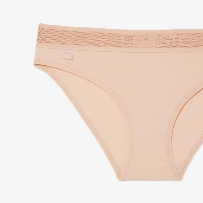 Logo Waist Mesh Briefs