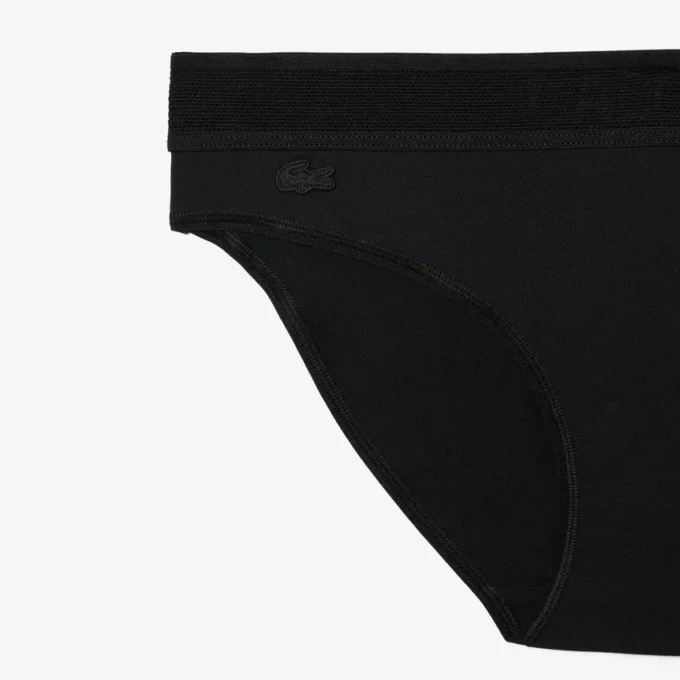 Logo Waist Mesh Briefs