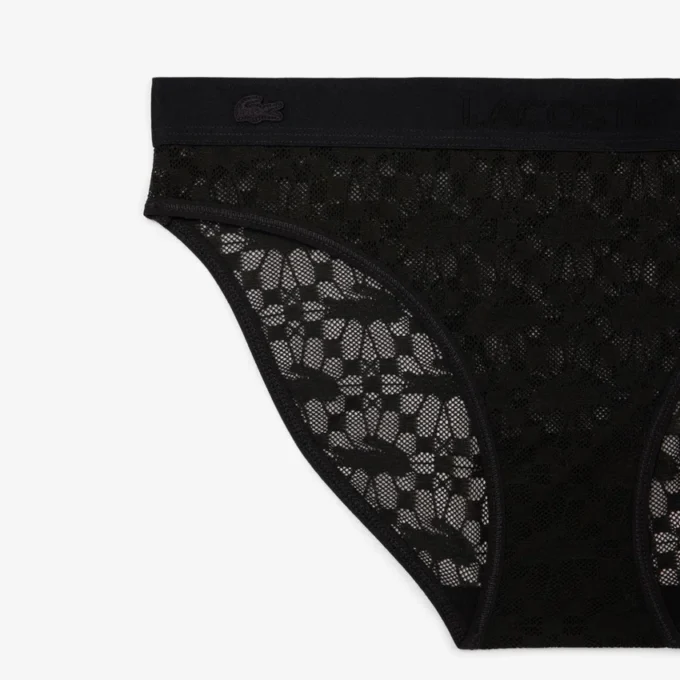 Logo Waist Mesh Briefs