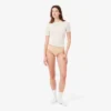 Logo Waist Mesh String Briefs