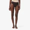 Logo Waist Mesh String Briefs