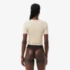 Logo Waist Mesh String Briefs