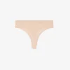 Logo Waist Mesh String Briefs