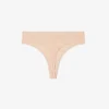 Logo Waist Mesh String Briefs