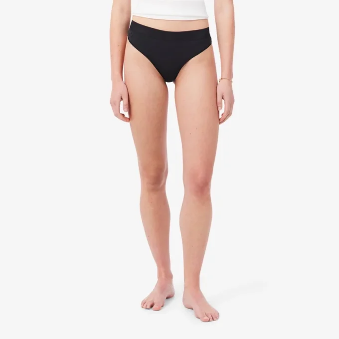 Logo Waist Microfiber String Briefs