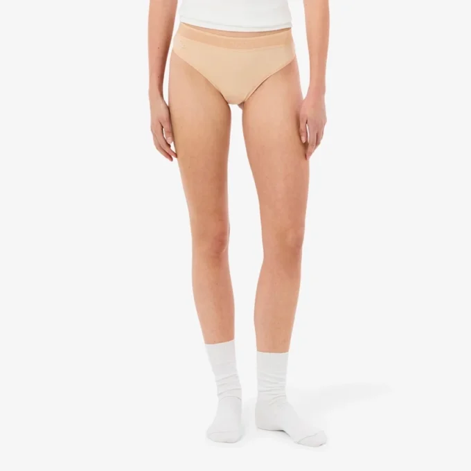 Logo Waist Microfiber String Briefs
