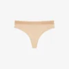 Logo Waist Microfiber String Briefs