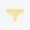 Logo Waist Microfiber String Briefs