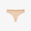 Logo Waist Microfiber String Briefs