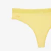 Logo Waist Microfiber String Briefs