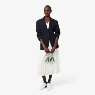 Long Sleeveless Pleated Dress